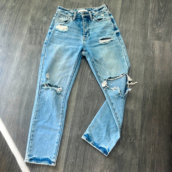 PacSun blue denim mom jeans size 23 - Picture 1 of 2